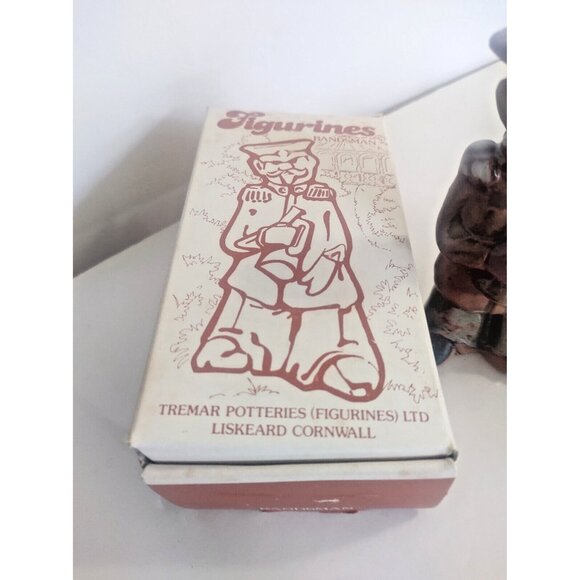 Vintage Tremar UK Hand Made Stoneware Art Pottery "Bandsman"  with Box - Picture 2 of 11